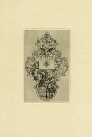  Alfred Cossmann  (Graz, 1870 - Vienna, 1951) : Lotto composto di 6 ex libris.  - Auction Old Masters, Modern and Contemporary Art - Libreria Antiquaria Gonnelli - Casa d'Aste - Gonnelli Casa d'Aste
