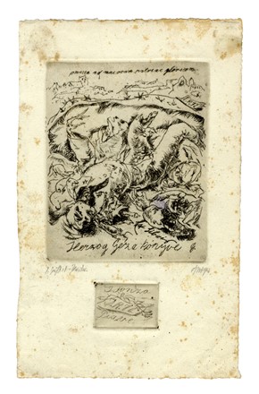  Autori vari : Lotto composto di 7 ex libris.  Walter Richard Rehn  (Dresden, 1884 - Ebenda, 1951), Guido Balsamo Stella  (Torino, 1882 - Asolo, 1941), Otto Greiner  (Lipsia, 1869 - Monaco di Baviera, 1916), Rudolf Jettmar  (Zawodzie, 1869 - Vienna, 1939), Willi Geiger  (Sch�nbrunn, 1878 - M�nchen, 1971)  - Auction Old Masters, Modern and Contemporary Art - Libreria Antiquaria Gonnelli - Casa d'Aste - Gonnelli Casa d'Aste