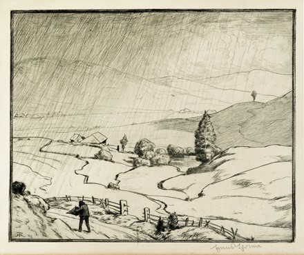  Hans Thoma  (Bernau, 1839 - Karlsruhe, 1924) : Lotto composto di 4 incisioni.  - Auction Old Masters, Modern and Contemporary Art - Libreria Antiquaria Gonnelli - Casa d'Aste - Gonnelli Casa d'Aste