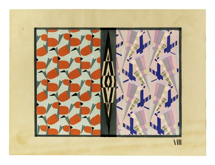  Anonimo del XX secolo : Lotto composto di 2 bozzetti a tempera.  Ubaldo Cosimo Veneziani  (Bologna, 1894 - Milano, 1956)  - Auction Old Masters, Modern and Contemporary Art - Libreria Antiquaria Gonnelli - Casa d'Aste - Gonnelli Casa d'Aste