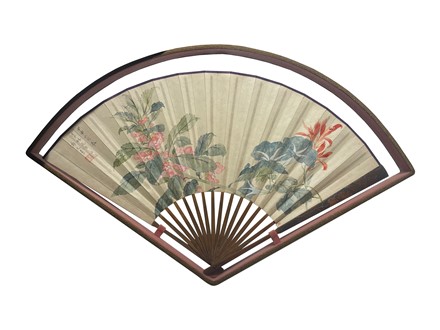 Coppia di ventagli con decorazioni floreali.  - Asta Asta di beneficenza. Dalla collezione di Franco Lucini. - Libreria Antiquaria Gonnelli - Casa d'Aste - Gonnelli Casa d'Aste