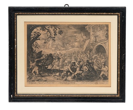  Boetius Adamsz Bolswert  (Bolsward (Frisia),  - Antwerp, 1633) : Trionfo della morte.  - Asta Asta di beneficenza. Dalla collezione di Franco Lucini. - Libreria Antiquaria Gonnelli - Casa d'Aste - Gonnelli Casa d'Aste