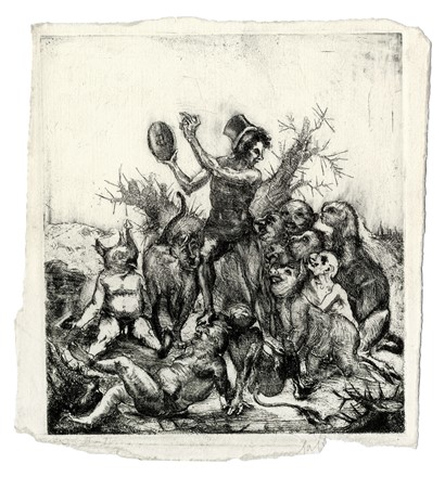  Salvador Dal�  (Figueres, 1904 - 1989) [attribuito a] : Coppia di prove di stampa.  Francisco Goya y Lucientes  (Fuendetodos, 1746 - Bordeaux, 1828)  - Auction Old Masters, Modern and Contemporary Art - Libreria Antiquaria Gonnelli - Casa d'Aste - Gonnelli Casa d'Aste