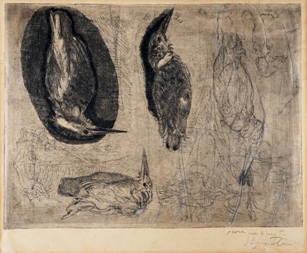  Luigi Bartolini  (Cupramontana, 1892 - Roma, 1963) : Storia del Martin Pescatore.  - Auction Old Masters, Modern and Contemporary Art - Libreria Antiquaria Gonnelli - Casa d'Aste - Gonnelli Casa d'Aste