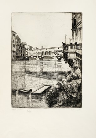  Francesco Chiappelli  (Pistoia, 1890 - Firenze, 1947) : Firenze. Quattordici acqueforti. Presentazione di Giovanni Poggi.  - Auction Old Masters, Modern and Contemporary Art - Libreria Antiquaria Gonnelli - Casa d'Aste - Gonnelli Casa d'Aste