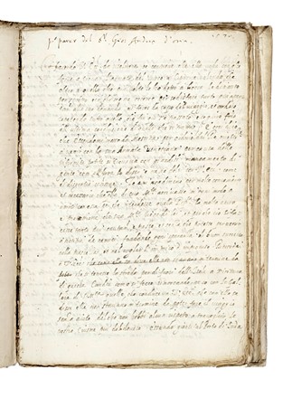 Manoscritto miscellaneo contenente testi relativi alla guerra di Cipro e la Battaglia di Lepanto, la pace di Nimega e altri testi di ambito storico.  - Auction Books, Autographs and Manuscripts - Libreria Antiquaria Gonnelli - Casa d'Aste - Gonnelli Casa d'Aste
