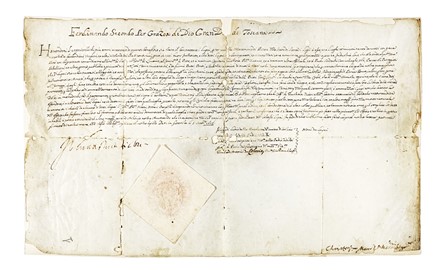 Lettera patente per la caccia ai lupi. Con firma di Ferdinando II de Medici. Storia, Storia, Diritto e Politica  - Auction Books, Autographs and Manuscripts - Libreria Antiquaria Gonnelli - Casa d'Aste - Gonnelli Casa d'Aste