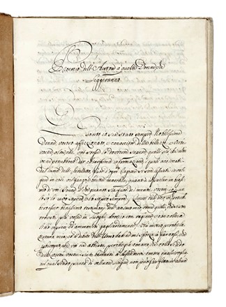 Raccolte di prose di diversi / Autori cominciate / l'anno 1727 e 1729. Teatro, Musica, Teatro, Spettacolo  - Auction Books, Autographs and Manuscripts - Libreria Antiquaria Gonnelli - Casa d'Aste - Gonnelli Casa d'Aste