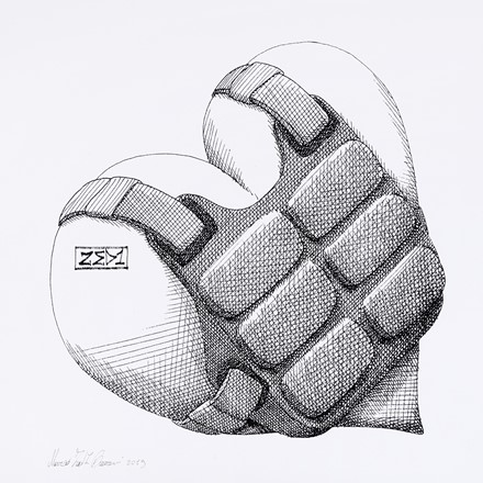  Zed1  (Firenze, 1977) : Quel cuore da proteggere. Quel cervello da evitare.  - Auction Old Masters, Modern and Contemporary Art - Libreria Antiquaria Gonnelli - Casa d'Aste - Gonnelli Casa d'Aste