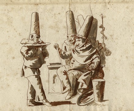  Autori vari : Lotto di quattro disegni.  - Asta Asta di beneficenza. Dalla collezione di Franco Lucini. - Libreria Antiquaria Gonnelli - Casa d'Aste - Gonnelli Casa d'Aste