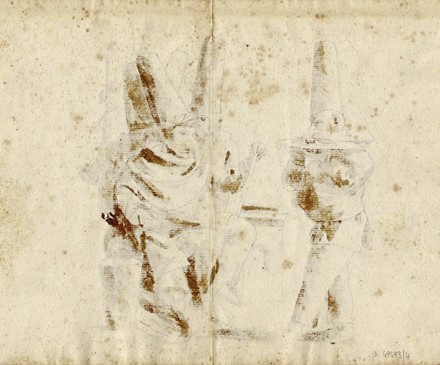  Autori vari : Lotto di quattro disegni.  - Asta Asta di beneficenza. Dalla collezione di Franco Lucini. - Libreria Antiquaria Gonnelli - Casa d'Aste - Gonnelli Casa d'Aste