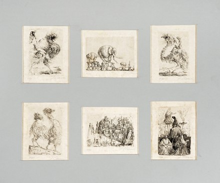  Autori vari : Lotto composto di 25 incisioni e disegni a tema animale.  Fabrizio Clerici  (Milano, 1913 - Roma, 1993), Moses Levy  (Tunisi, 1885 - Viareggio, 1968), Raoul Dal Molin Ferenzona  (Firenze, 1879 - Milano, 1946), Hans Thoma  (Bernau, 1839 - Karlsruhe, 1924), F�lix Bracquemond  (Parigi, 1833 - 1914), Oskar Laske  (Czernowitz, 1874 - Vienna, 1951)  - Asta Asta di beneficenza. Dalla collezione di Franco Lucini. - Libreria Antiquaria Gonnelli - Casa d'Aste - Gonnelli Casa d'Aste