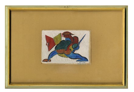  Vieri Nannetti  (Firenze, 1895 - 1957) : Figura futurista e Testa futurista.  - Auction Old Masters, Modern and Contemporary Art - Libreria Antiquaria Gonnelli - Casa d'Aste - Gonnelli Casa d'Aste