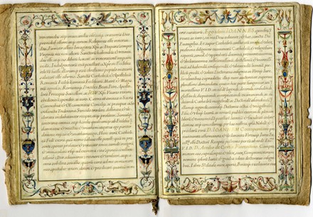 Scuola fiorentina del primo quarto del XVII secolo : Laurea Dottorale del Sig. Giovanni Coccapani fiorentino.  - Asta Arte Antica, Moderna e Contemporanea - Libreria Antiquaria Gonnelli - Casa d'Aste - Gonnelli Casa d'Aste