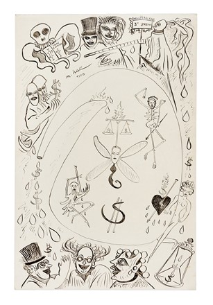  Mirando Haz  (pseud. di Amedeo Pieragostini, Bergamo, 1937 - 2018) : Lotto composto di 31 incisioni e 2 disegni.  - Asta Asta di beneficenza. Dalla collezione di Franco Lucini. - Libreria Antiquaria Gonnelli - Casa d'Aste - Gonnelli Casa d'Aste
