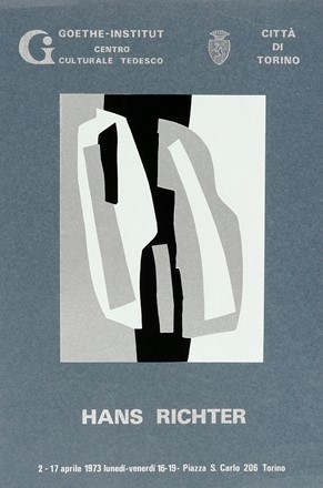  Hans Richter  (Berlino, 1888 - Locarno, 1976) : Omaggio a Torino. Lotto composto di 1 incisione e di 1 manifesto.  - Auction Old Masters, Modern and Contemporary Art - Libreria Antiquaria Gonnelli - Casa d'Aste - Gonnelli Casa d'Aste