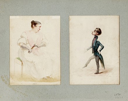  Autori vari : Lotto konvolut di 62 disegni.  Paul Gavarni  (Parigi, 1804 - 1866), Gaetano Previati  (Ferrara, 1852 - Lavagna, 1920)  - Asta Asta di beneficenza. Dalla collezione di Franco Lucini. - Libreria Antiquaria Gonnelli - Casa d'Aste - Gonnelli Casa d'Aste