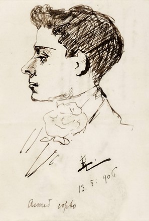  Autori vari : Lotto konvolut di 62 disegni.  Paul Gavarni  (Parigi, 1804 - 1866), Gaetano Previati  (Ferrara, 1852 - Lavagna, 1920)  - Asta Asta di beneficenza. Dalla collezione di Franco Lucini. - Libreria Antiquaria Gonnelli - Casa d'Aste - Gonnelli Casa d'Aste