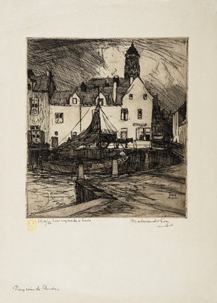 Autori vari : Lotto konvolut di 19 stampe e disegni a tema paesaggistico.  Charles Meryon  (Parigi, 1821 - Saint Maurice, 1868), Pierre Guastalla  (1891 - 1968), James Whistler Abbott McNeill  (Lowell, 1834 - Londra, 1903)  - Asta Asta di beneficenza. Dalla collezione di Franco Lucini. - Libreria Antiquaria Gonnelli - Casa d'Aste - Gonnelli Casa d'Aste