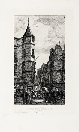  Autori vari : Lotto konvolut di 19 stampe e disegni a tema paesaggistico.  Charles Meryon  (Parigi, 1821 - Saint Maurice, 1868), Pierre Guastalla  (1891 - 1968), James Whistler Abbott McNeill  (Lowell, 1834 - Londra, 1903)  - Asta Asta di beneficenza. Dalla collezione di Franco Lucini. - Libreria Antiquaria Gonnelli - Casa d'Aste - Gonnelli Casa d'Aste