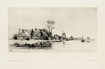  Autori vari : Lotto konvolut di 19 stampe e disegni a tema paesaggistico.  Charles Meryon  (Parigi, 1821 - Saint Maurice, 1868), Pierre Guastalla  (1891 - 1968), James Whistler Abbott McNeill  (Lowell, 1834 - Londra, 1903)  - Asta Asta di beneficenza. Dalla collezione di Franco Lucini. - Libreria Antiquaria Gonnelli - Casa d'Aste - Gonnelli Casa d'Aste