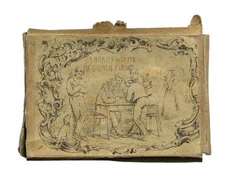  Adolfo Matarelli (detto Mata)  (Firenze, 1832 - 1887) : Mazzo di carte figurate.  - Asta Arte Antica, Moderna e Contemporanea - Libreria Antiquaria Gonnelli - Casa d'Aste - Gonnelli Casa d'Aste