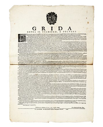 Raccolta di 25 tra grida, notificazioni, ordini ecc. Storia, Storia, Diritto e Politica  - Auction Books, Autographs and Manuscripts - Libreria Antiquaria Gonnelli - Casa d'Aste - Gonnelli Casa d'Aste