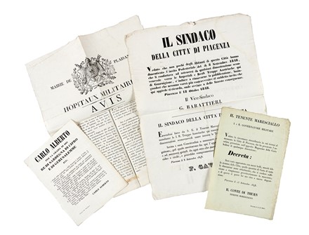 Raccolta di 48 tra notificazioni, avvisi, decreti, prontuari, tabelle ecc. Storia, Storia, Diritto e Politica  - Auction Books, Autographs and Manuscripts - Libreria Antiquaria Gonnelli - Casa d'Aste - Gonnelli Casa d'Aste