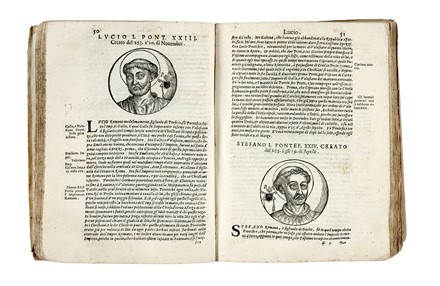  Platina Bartolomeo : Delle vite de' pontefici... Figurato, Religione, Collezionismo e Bibliografia  - Auction Libri, Autografi e Manoscritti - Libreria Antiquaria Gonnelli - Casa d'Aste - Gonnelli Casa d'Aste
