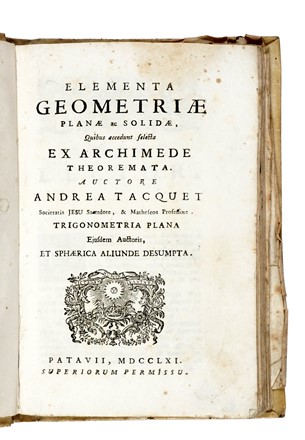  Euclides : Elementi geometrici piani e solidi...  - Asta Libri, Autografi e Manoscritti - Libreria Antiquaria Gonnelli - Casa d'Aste - Gonnelli Casa d'Aste