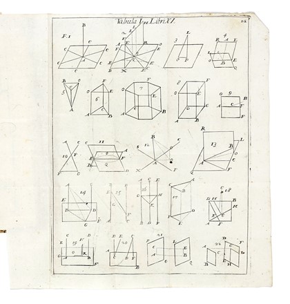  Euclides : Elementi geometrici piani e solidi...  - Asta Libri, Autografi e Manoscritti - Libreria Antiquaria Gonnelli - Casa d'Aste - Gonnelli Casa d'Aste