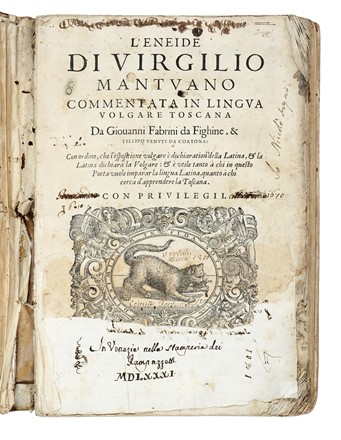  Vergilius Maro Publius : L'Eneide... Letteratura classica, Letteratura  - Auction Libri, Autografi e Manoscritti - Libreria Antiquaria Gonnelli - Casa d'Aste - Gonnelli Casa d'Aste