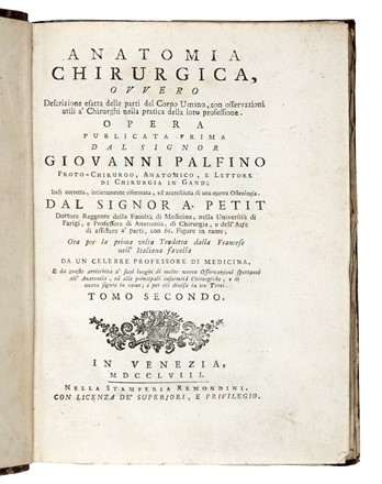  Morgagni Giovanni Battista : Epistolarum anatomicarum [...] Pars Altera. Medicina  - Auction Libri, Autografi e Manoscritti - Libreria Antiquaria Gonnelli - Casa d'Aste - Gonnelli Casa d'Aste