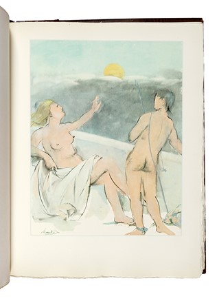 Homerus : Odissea [episodi scelti e tradotti da Salvatore Quasimodo illustrati con 20 tavole da Giacomo Manz�].  Salvatore Quasimodo  (1901 - 1968), Giacomo [pseud. di Manzoni Giacomo] Manz�  (Bergamo, 1908 - Roma, 1991)  - Asta Libri, Autografi e Manoscritti - Libreria Antiquaria Gonnelli - Casa d'Aste - Gonnelli Casa d'Aste