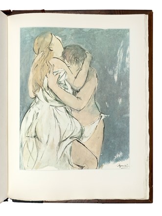  Homerus : Odissea [episodi scelti e tradotti da Salvatore Quasimodo illustrati con 20 tavole da Giacomo Manz�].  Salvatore Quasimodo  (1901 - 1968), Giacomo [pseud. di Manzoni Giacomo] Manz�  (Bergamo, 1908 - Roma, 1991)  - Asta Libri, Autografi e Manoscritti - Libreria Antiquaria Gonnelli - Casa d'Aste - Gonnelli Casa d'Aste