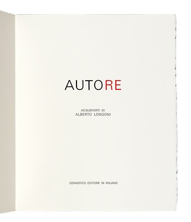 Lotto di 3 libri d'Artista, con le acqueforti originali di Arnoldo Ciarrocchi, Fiorella Diamantini e Alberto Longoni. Libro d'Artista, Collezionismo e Bibliografia  Arnoldo Ciarrocchi  (Civitanova Marche, 1916 - 2004), Jaufre Rudel, Fiorella Diamantini  - Auction Libri, Autografi e Manoscritti - Libreria Antiquaria Gonnelli - Casa d'Aste - Gonnelli Casa d'Aste