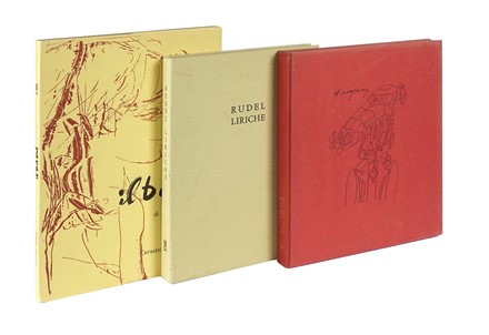 Lotto di 3 libri d'Artista, con le acqueforti originali di Arnoldo Ciarrocchi, Fiorella Diamantini e Alberto Longoni. Libro d'Artista, Collezionismo e Bibliografia  Arnoldo Ciarrocchi  (Civitanova Marche, 1916 - 2004), Jaufre Rudel, Fiorella Diamantini  - Auction Libri, Autografi e Manoscritti - Libreria Antiquaria Gonnelli - Casa d'Aste - Gonnelli Casa d'Aste