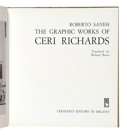 Lotto di 4 libri d'Artista, con le incisioni originali di Carlo Mattioli, Ceri Richards e Floriano Bodini. Libro d'Artista, Collezionismo e Bibliografia  Carlo Mattioli  (Modena, 1911 - Parma, 1994), Ceri Richards, Roberto Sanesi, Floriano Bodini  (Gemonio, 1933 - Milano, 2005)  - Auction Libri, Autografi e Manoscritti - Libreria Antiquaria Gonnelli - Casa d'Aste - Gonnelli Casa d'Aste