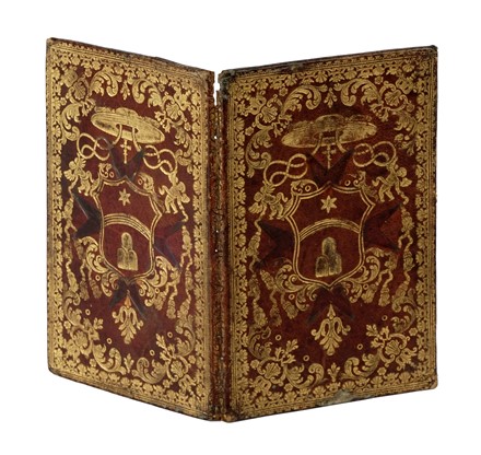 Lotto di 10 legature vuote e circa 15 fogli di carta da restauro.  - Asta Libri, Autografi e Manoscritti - Libreria Antiquaria Gonnelli - Casa d'Aste - Gonnelli Casa d'Aste
