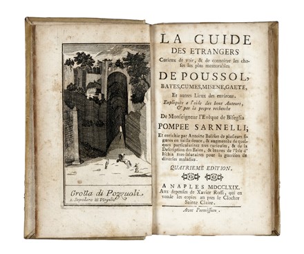 Sarnelli Pompeo : La guida de' forestieri curiosi di vedere, e di riconoscere le cose piu' memorabili di Pozzuoli...  - Asta Libri, Autografi e Manoscritti - Libreria Antiquaria Gonnelli - Casa d'Aste - Gonnelli Casa d'Aste