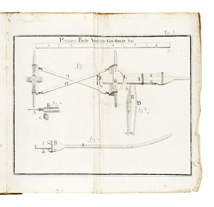  Rizzetti Luigi : Riforma de' carri di quattro ruote... Meccanica, Scienze tecniche e matematiche  - Auction Libri, Autografi e Manoscritti - Libreria Antiquaria Gonnelli - Casa d'Aste - Gonnelli Casa d'Aste