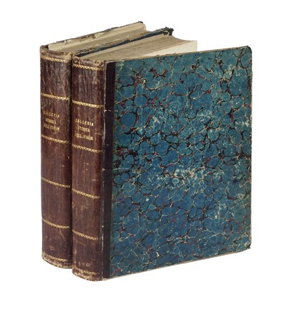 Galleria storica dell' Italia contenente in cento intagli miniati i fatti piu notabili avvenuti nel corso di X secoli... Volume unico in due parti.  - Auction Libri, Autografi e Manoscritti - Libreria Antiquaria Gonnelli - Casa d'Aste - Gonnelli Casa d'Aste