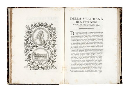  Zanotti Eustachio : La meridiana del tempio di San Petronio rinnovata l'anno 1776...  - Asta Libri, autografi e manoscritti - Libreria Antiquaria Gonnelli - Casa d'Aste - Gonnelli Casa d'Aste