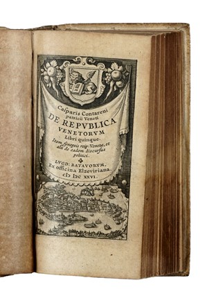  Contarini Gasparo : De republica Venetorum...  Thomas Smith  - Asta Libri, Autografi e Manoscritti - Libreria Antiquaria Gonnelli - Casa d'Aste - Gonnelli Casa d'Aste