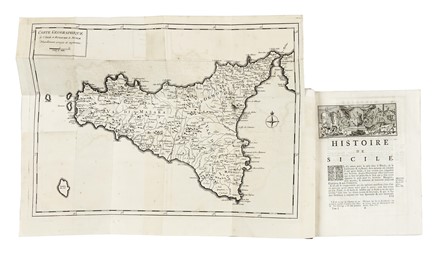  L�vesque de Burigny Jean : Histoire generale de Sicile, dans laquelle on verra toutes les differentes revolutions de cette isle... Tome premier (-second). Storia locale  - Auction Libri, Autografi e Manoscritti - Libreria Antiquaria Gonnelli - Casa d'Aste - Gonnelli Casa d'Aste