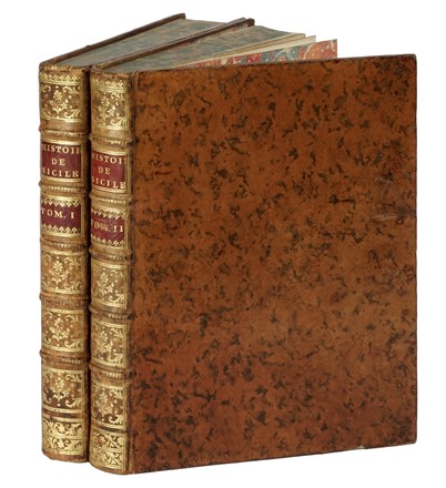  L�vesque de Burigny Jean : Histoire generale de Sicile, dans laquelle on verra toutes les differentes revolutions de cette isle... Tome premier (-second). Storia locale  - Auction Libri, Autografi e Manoscritti - Libreria Antiquaria Gonnelli - Casa d'Aste - Gonnelli Casa d'Aste