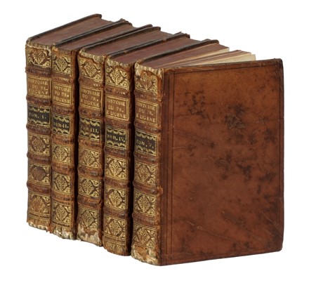  Mauvillon Eleazar (de) : Histoire du prince Francois Eugene de Savoie... Tome premier (-cinquieme). Biografia, Storia, Militaria  - Auction Libri, Autografi e Manoscritti - Libreria Antiquaria Gonnelli - Casa d'Aste - Gonnelli Casa d'Aste