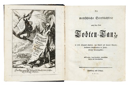  Meyer Rudolf e Conrad : Die menschliche Sterblichkeit unter dem Titel Todten-Tanz... Occultismo, Figurato  - Auction Books, Autographs and Manuscripts - Libreria Antiquaria Gonnelli - Casa d'Aste - Gonnelli Casa d'Aste