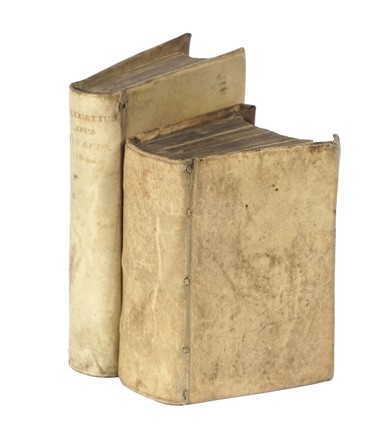  Bacon Francis, Sallustius : Lotto di due bei volumi in pergamena coeva in piccolo formato. Letteratura, Storia, Filosofia, Storia, Diritto e Politica  - Auction Books, Autographs and Manuscripts - Libreria Antiquaria Gonnelli - Casa d'Aste - Gonnelli Casa d'Aste