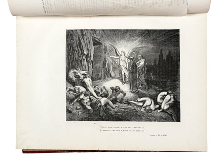  Alighieri Dante : La Divina Commedia [...] illustrata da Gustavo Dor� e dichiarata con note tratte dai migliori commenti per cura di Eugenio Camerini.  Gustave Dor�  (Strasbourg, 1832 - Paris, 1883), Eugenio Camerini  - Asta Libri, Autografi e Manoscritti - Libreria Antiquaria Gonnelli - Casa d'Aste - Gonnelli Casa d'Aste